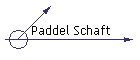 Paddel Schaft